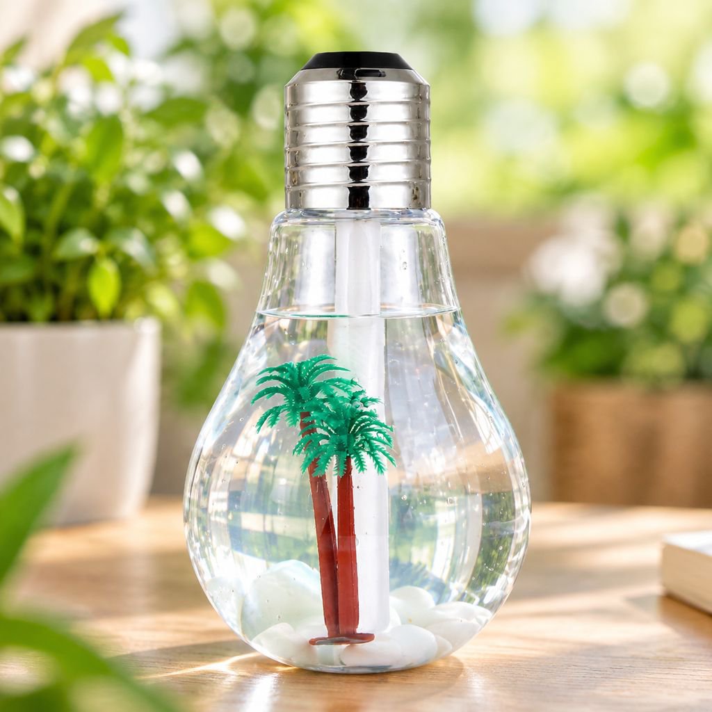 空気加湿器usb大霧量噴霧家庭用オフィスデスクトップ七彩電球humidentifiersクロスボーダー