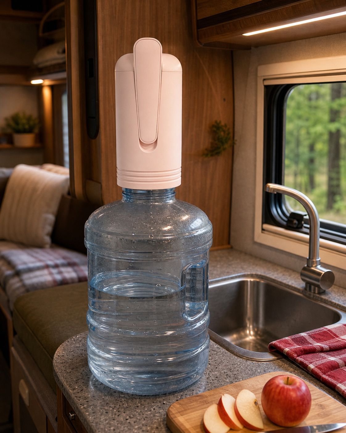 Stylish household water dispenser with large water tank