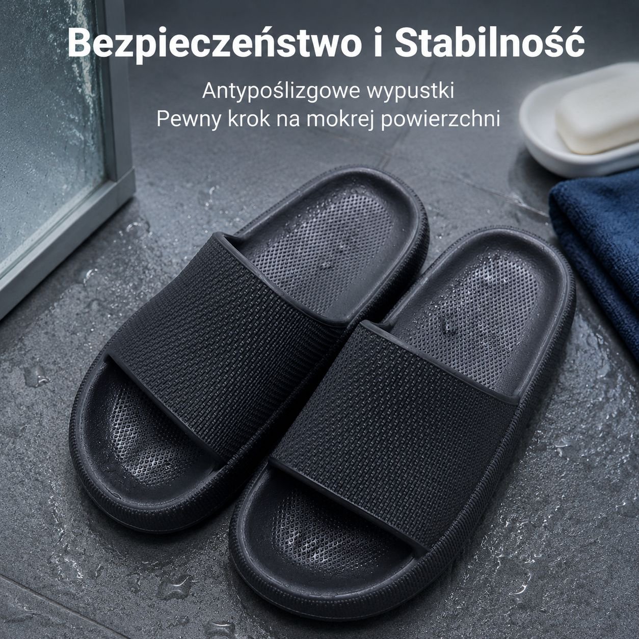 Letnie męskie klapki gumowe antypoślizgowe hurtowo, wodoodporne sandały