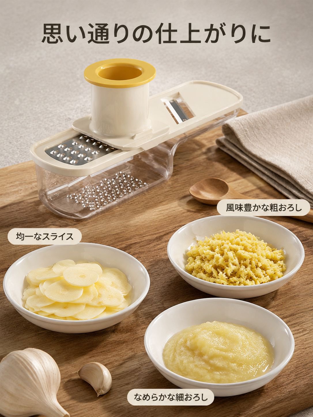 3in1 生姜とニンニクのブレンダー