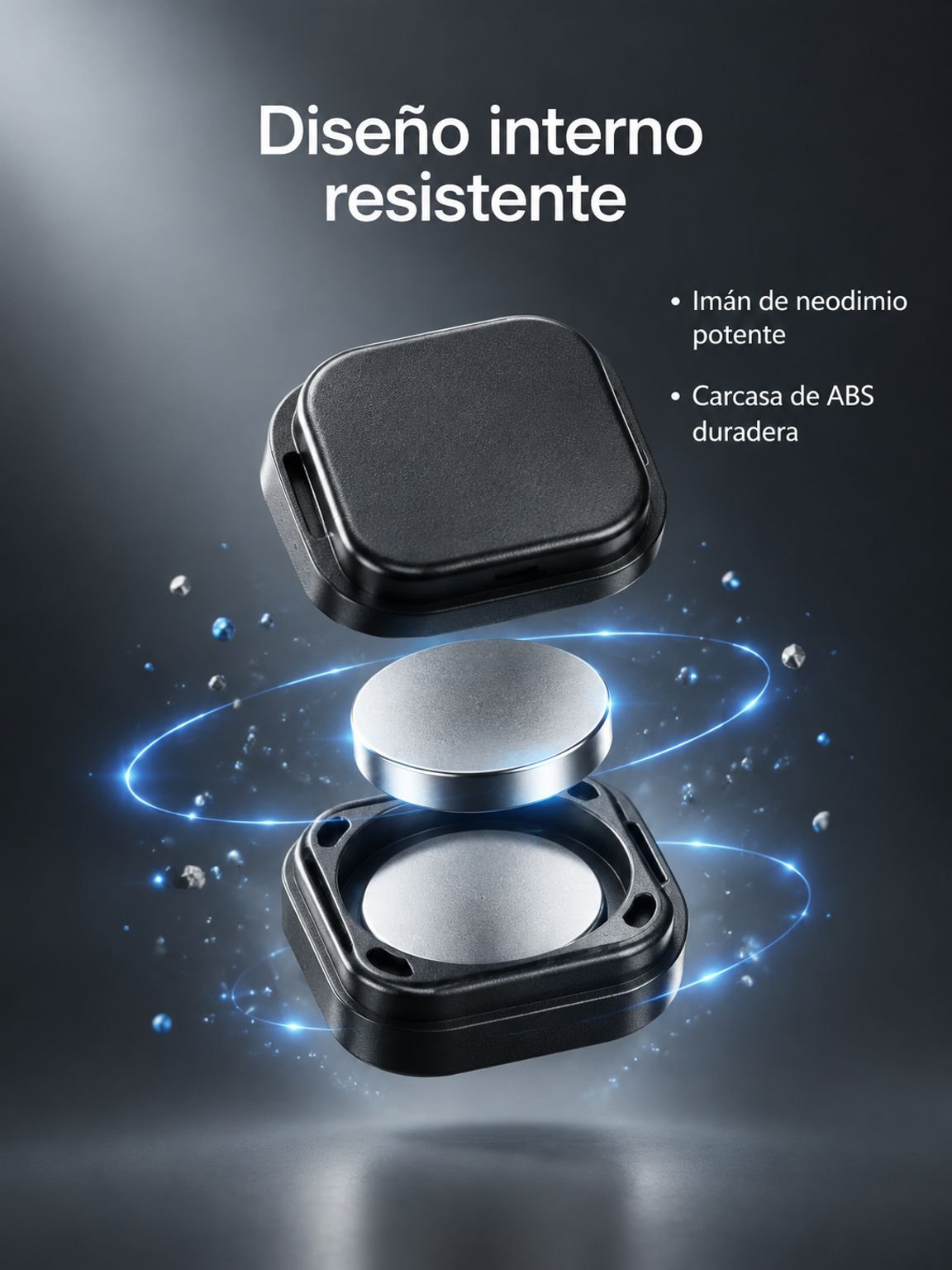 Organizador de Cables Magnético con clips para carga USB