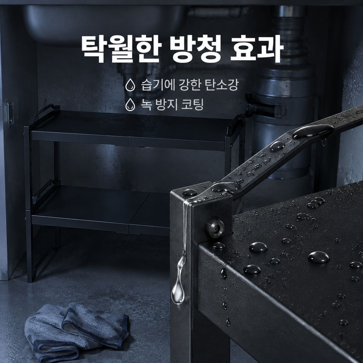 다기능 조절형 적층 분리판 선반