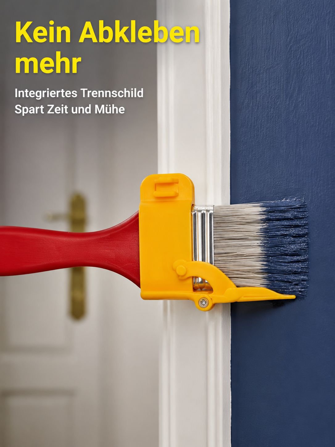 Präziser Farbtrennpinsel für saubere Linien beim Streichen
