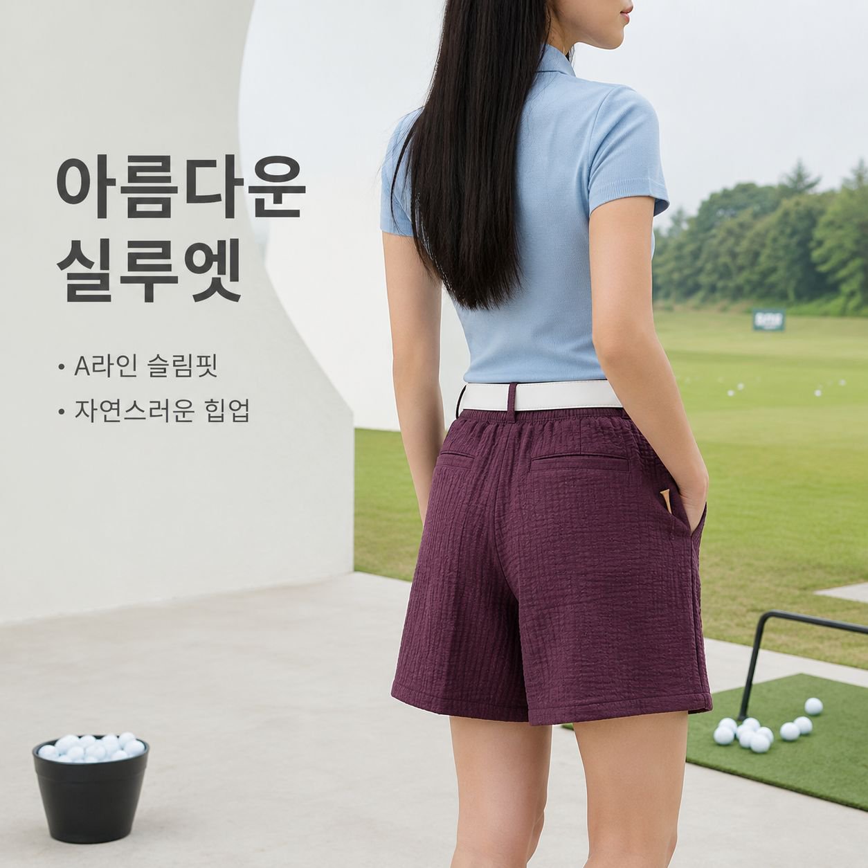 봄/여름 신상품: 문학적 스타일의 루즈핏 슬림핏 반바지 (면과 린넨 혼방)