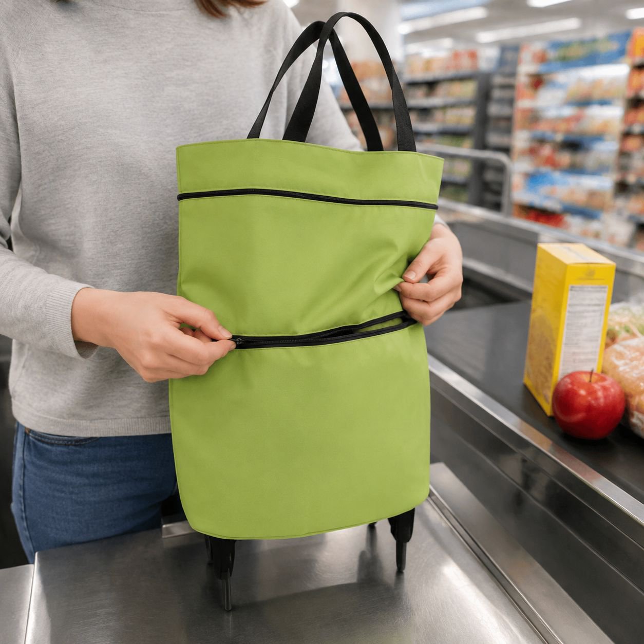 Bolsa de compras con ruedas