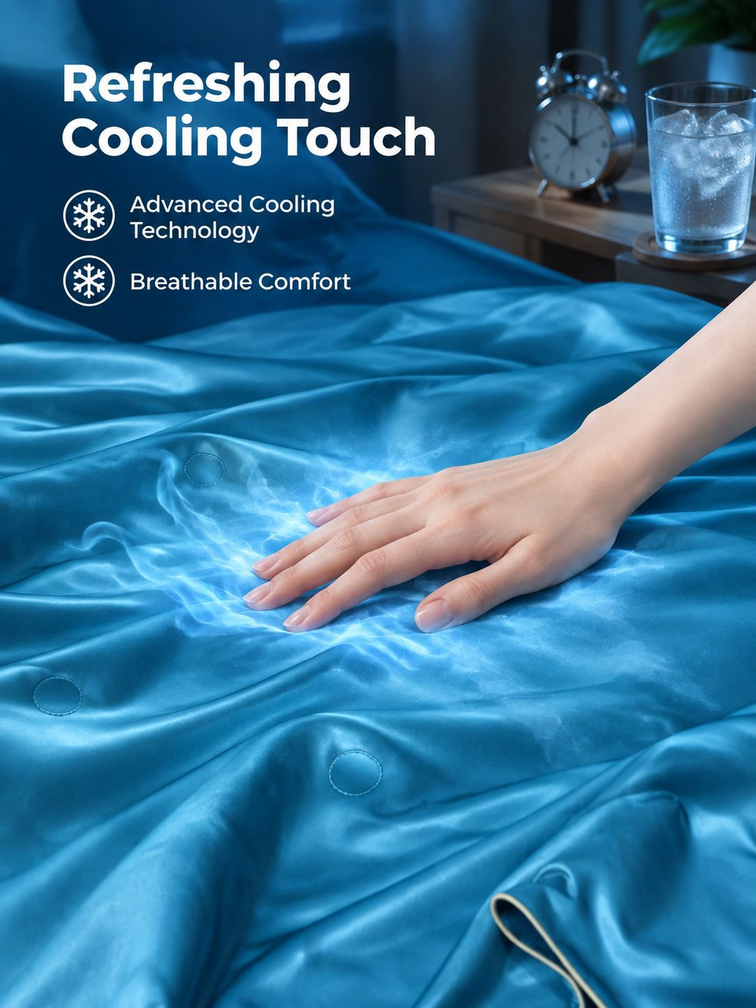 Cool Ice Silk Summer Quilt