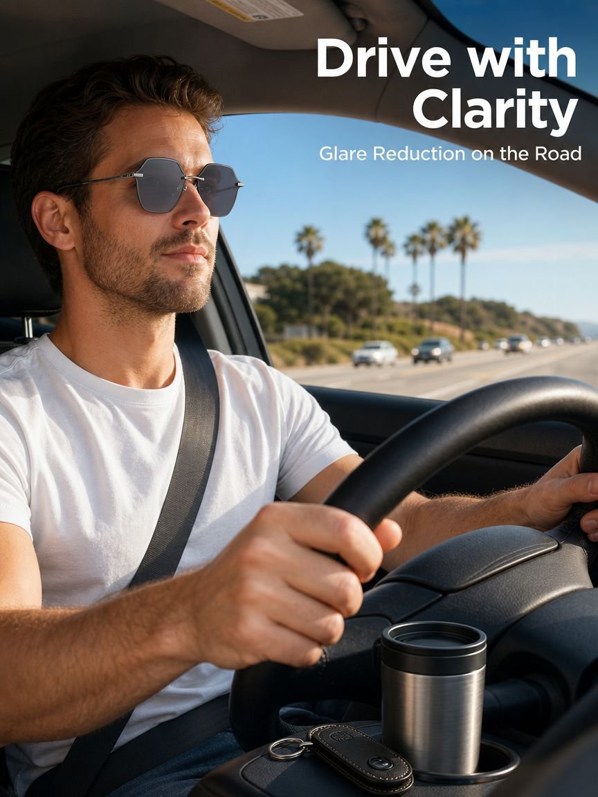 【Photochromic】 Frameless Sunglasses - Incorrect Specification