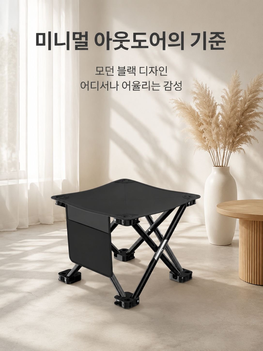 가볍고 접이식인 낚시 의자
