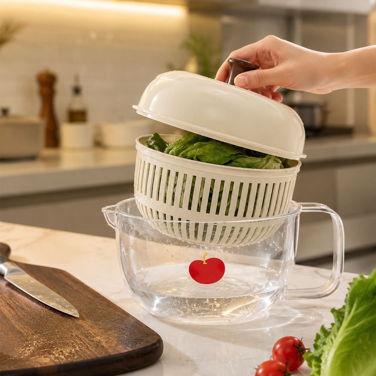 Escurridor de cocina de almacenamiento grueso