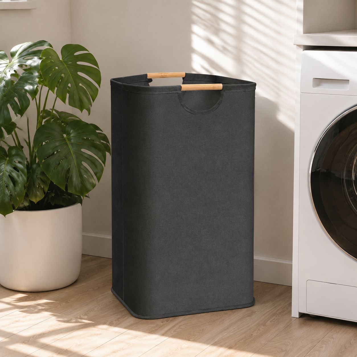Foldable Large Laundry Hamper – Home Bathroom Toy Storage Basket