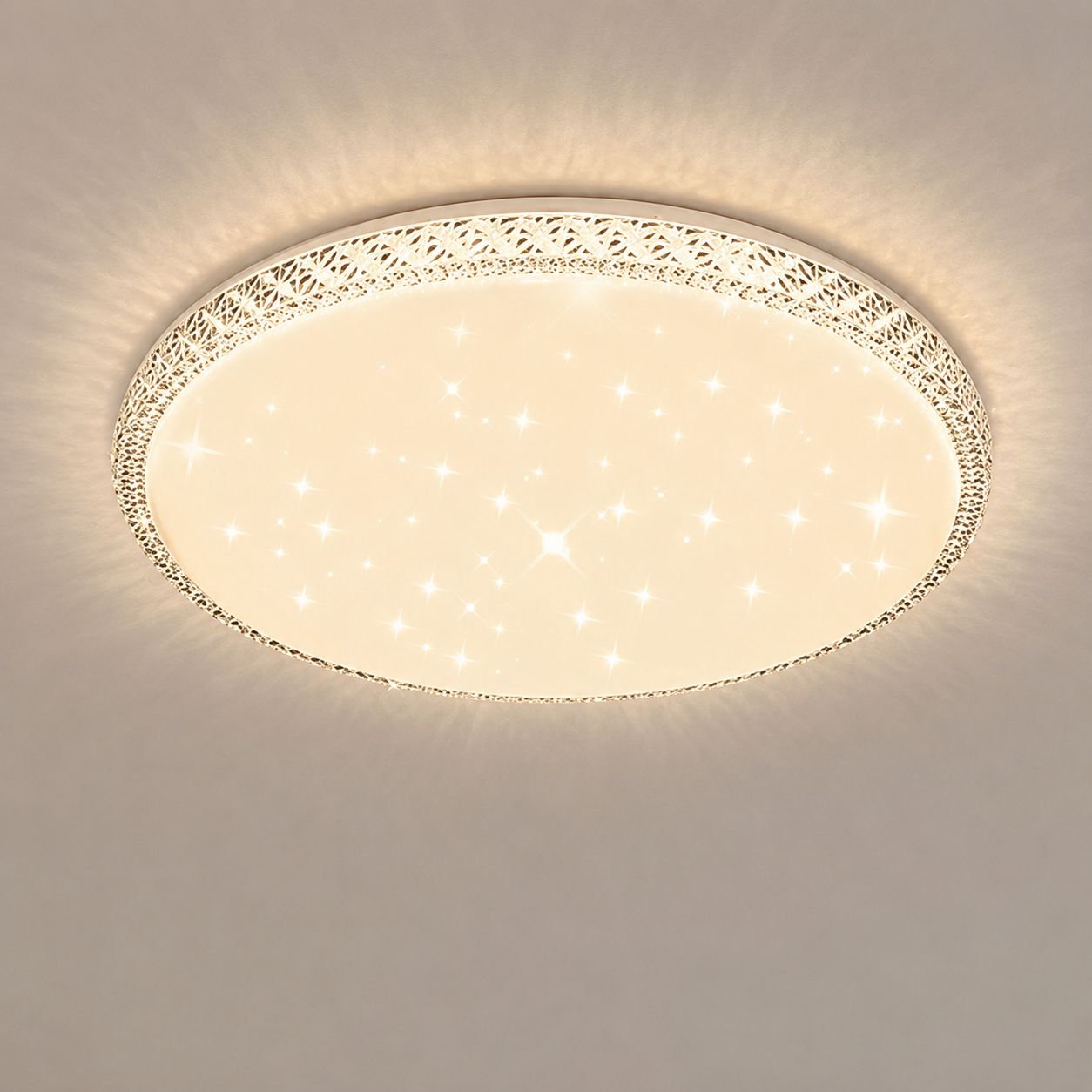 Lámpara de techo moderna y tres en uno para dormitorio, adecuada para sala de estar