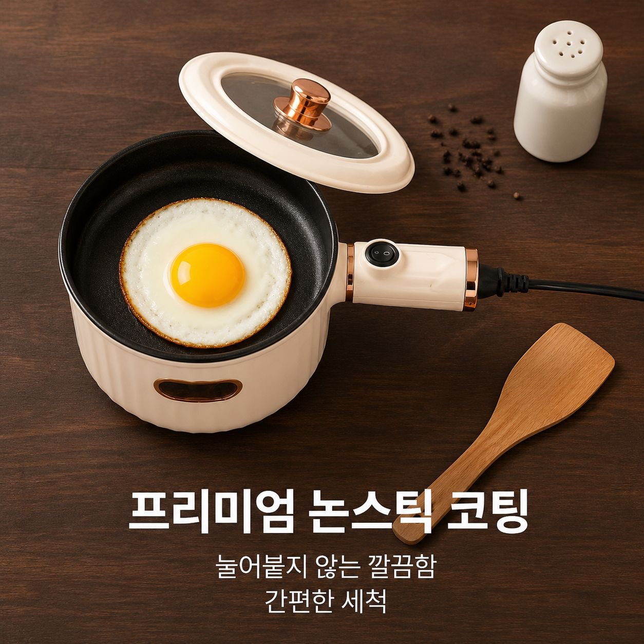 기숙사 전용 미니 다기능 전기냄비 올인원