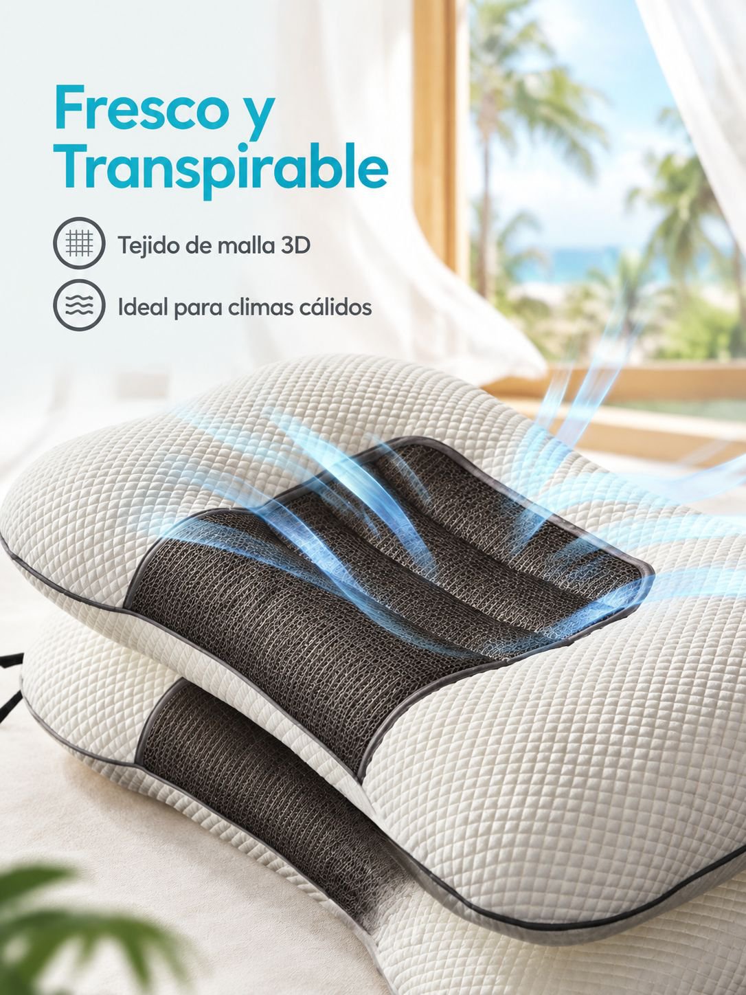 Almohada de soporte para el cuello
