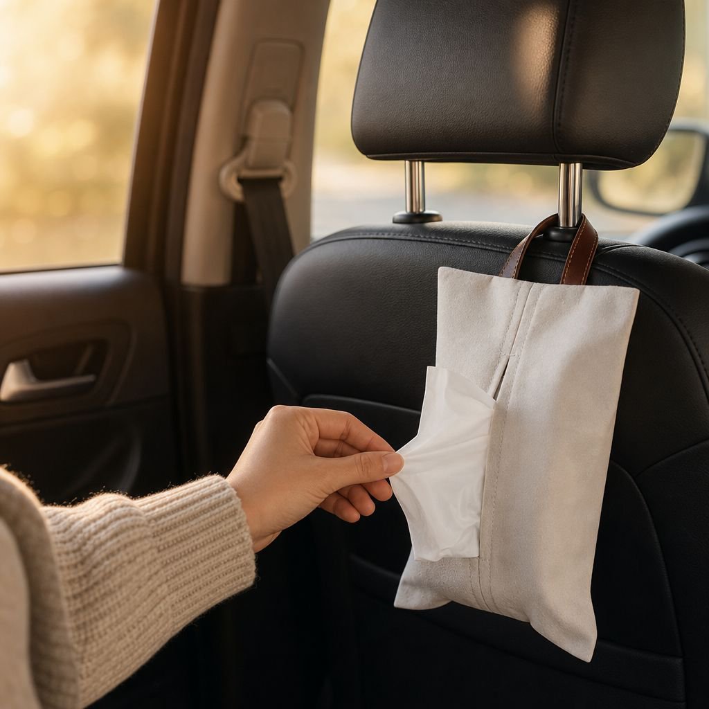 Tissue case ideal for small spaces and new homes