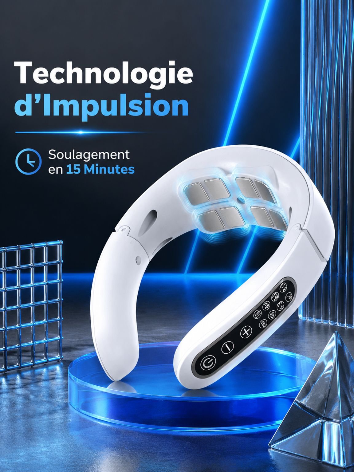 Masseur de cou portable Home Smart