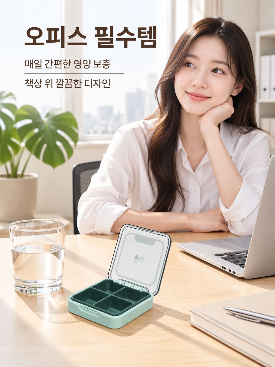 미니 약 케이스 약상자 여행 미니 밀봉 단단히 봉함 변휴식