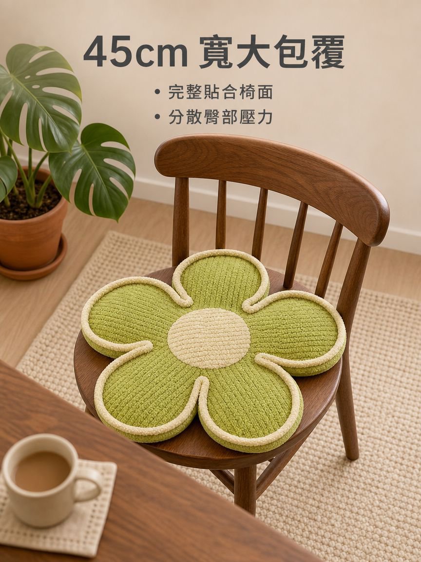 創意花型沙發坐墊