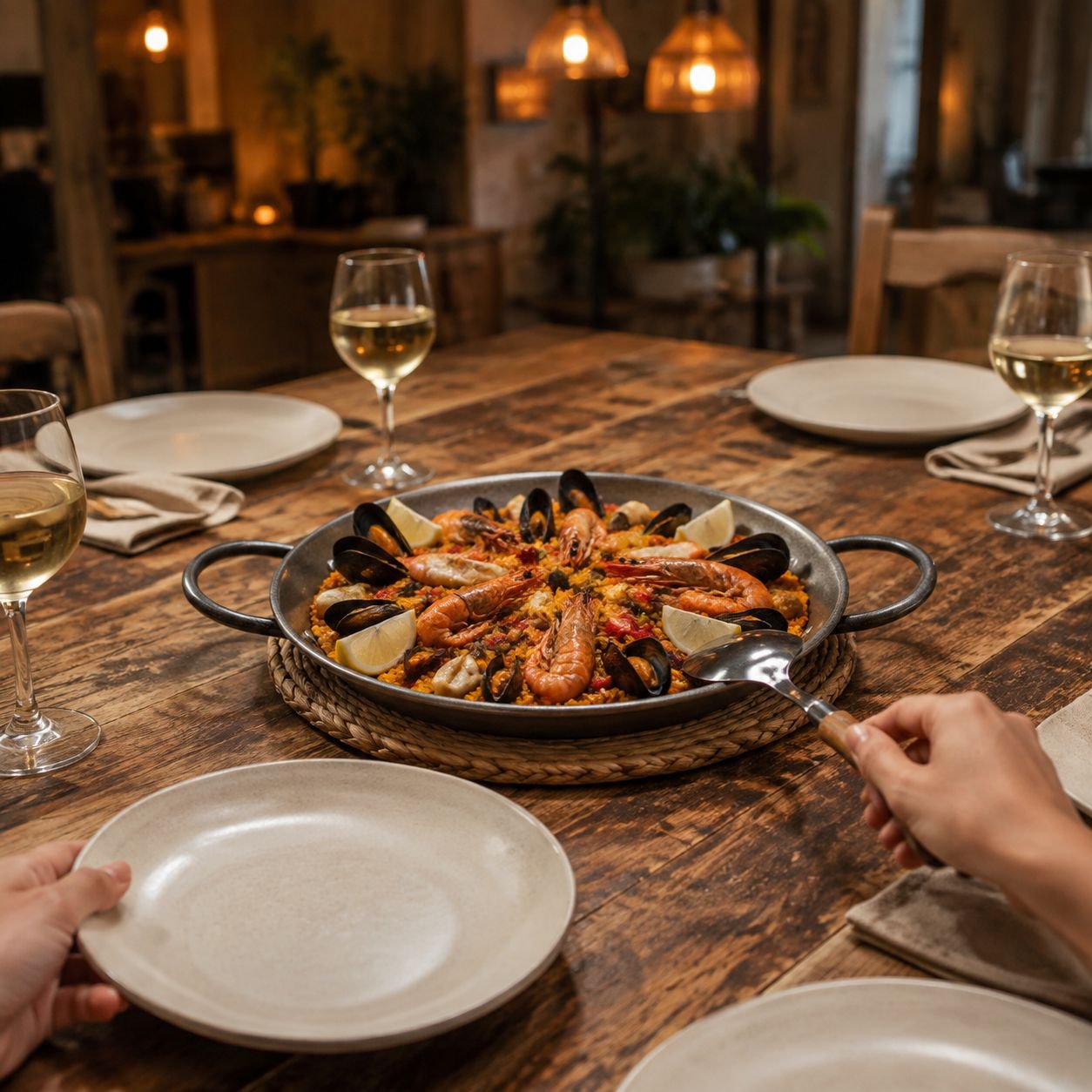 Easy-to-clean stainless steel seafood plate