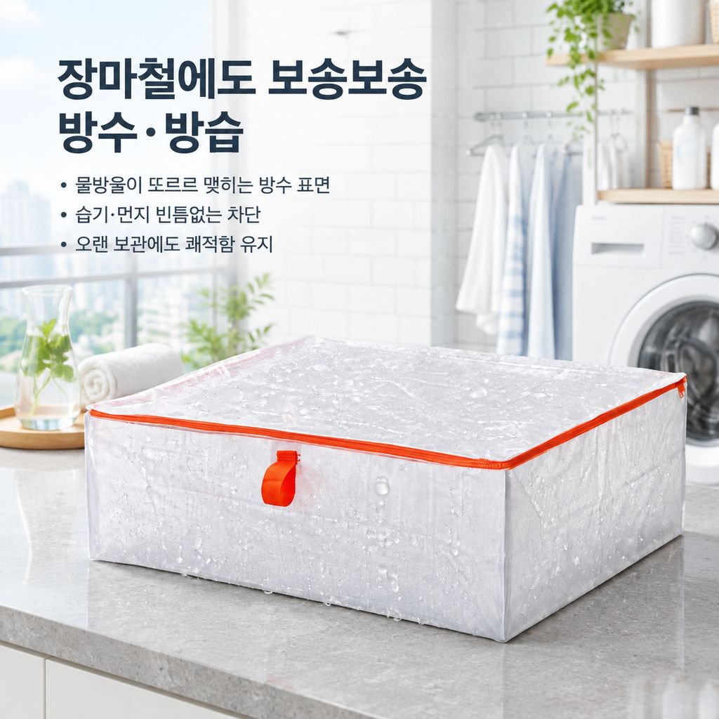  파클라 수납백 옷정리 방수 방습 곰팡이방지 대형 두꺼운 수납함