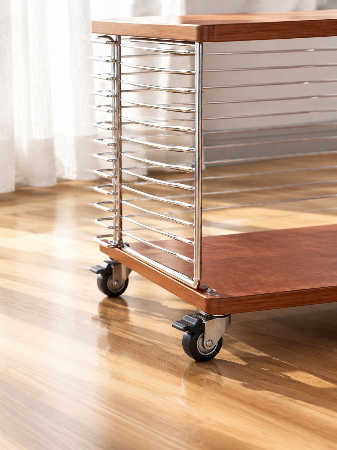 Mobiler Beistelltisch für Sofa zuhause