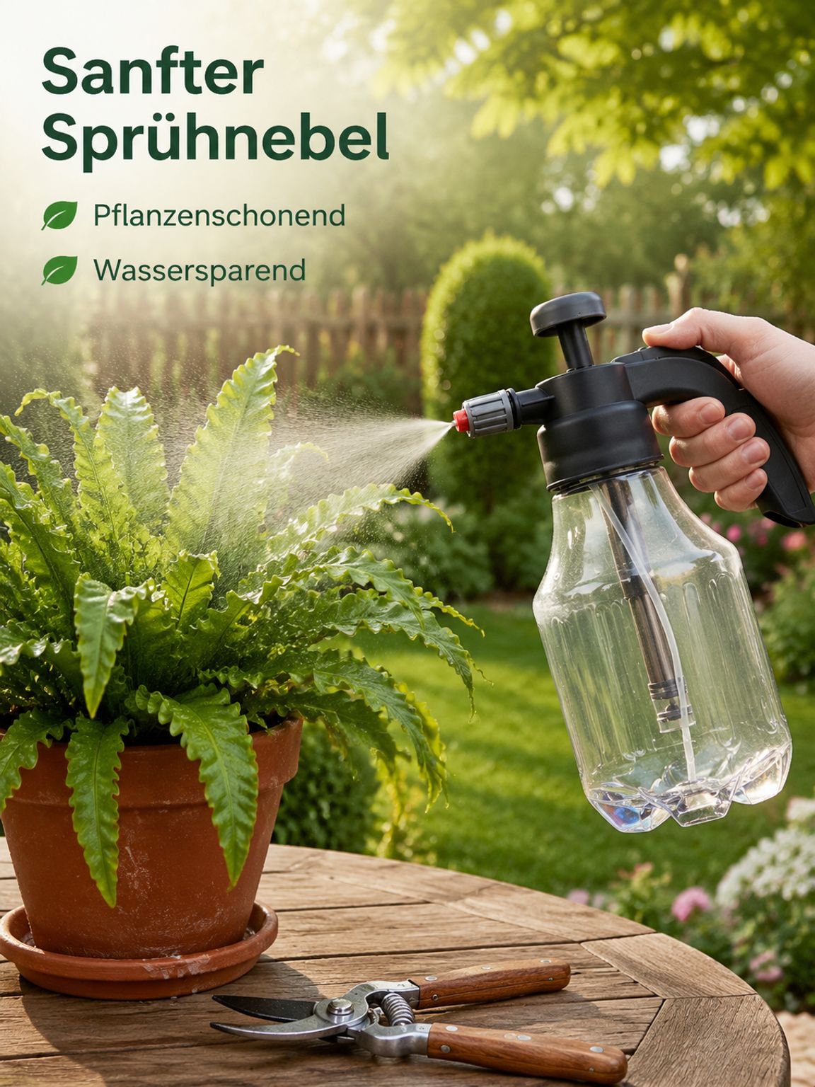 Multifunktionale Druck-Gießkanne für Autowäsche