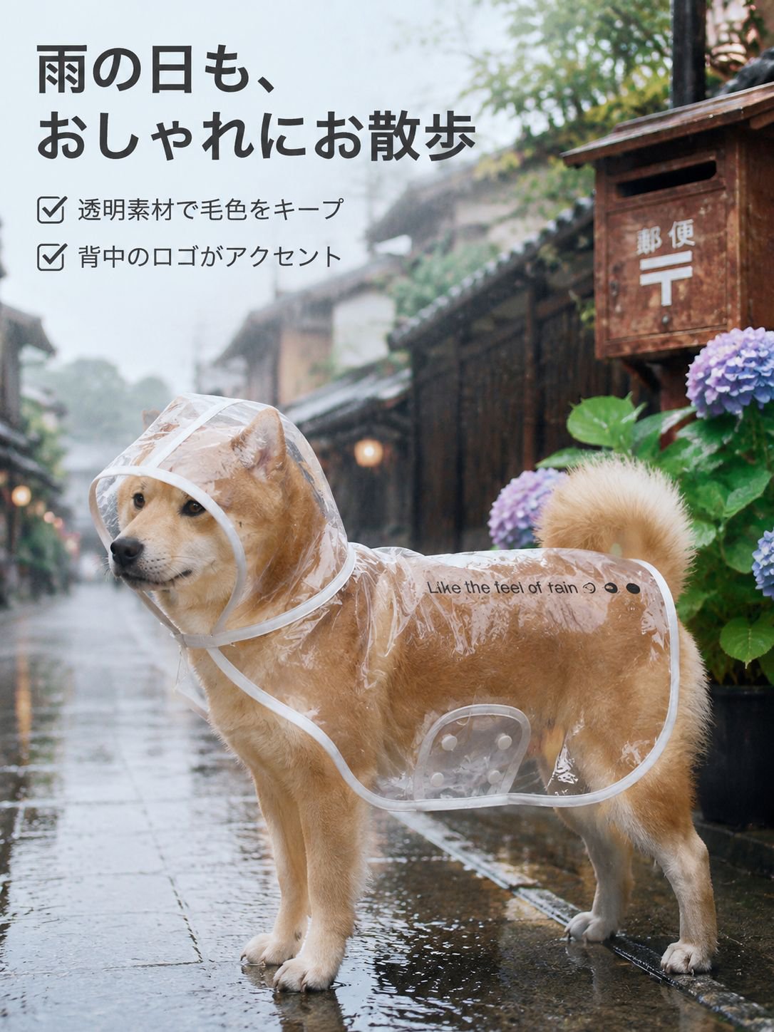 犬用レインコート