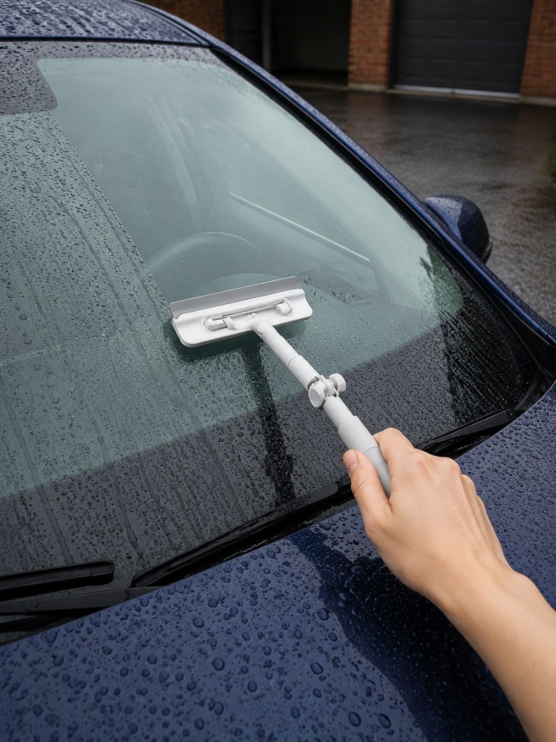 Streak-free results with three-color glass cleaner