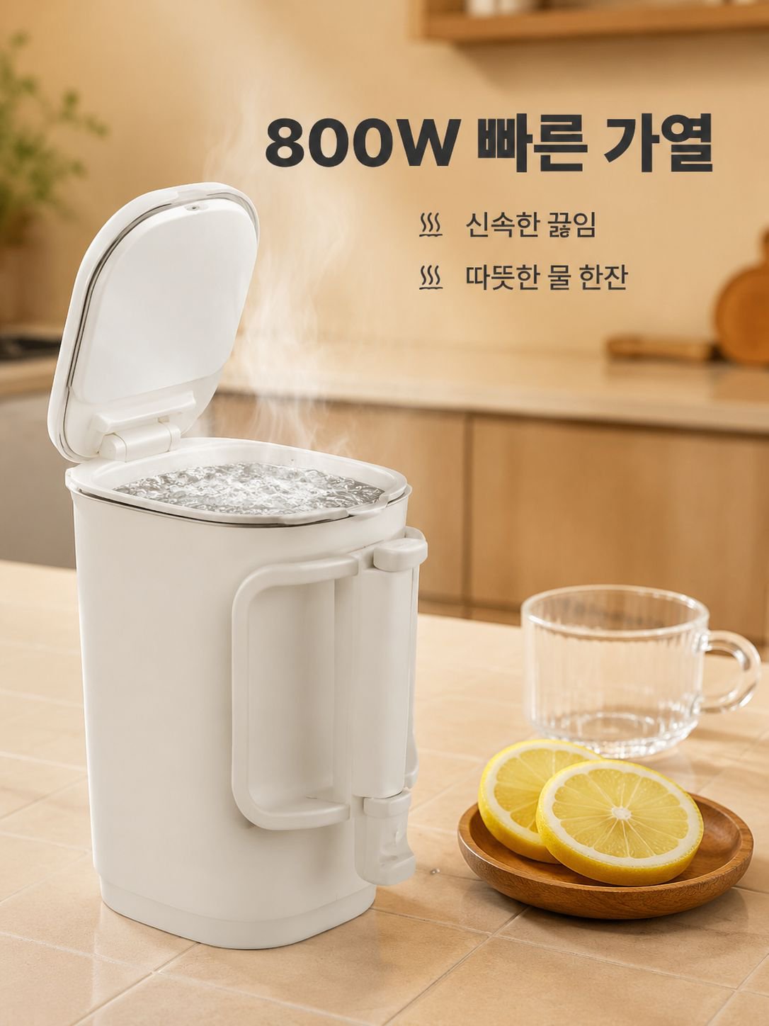 휴대용 접이식 전기 주전자