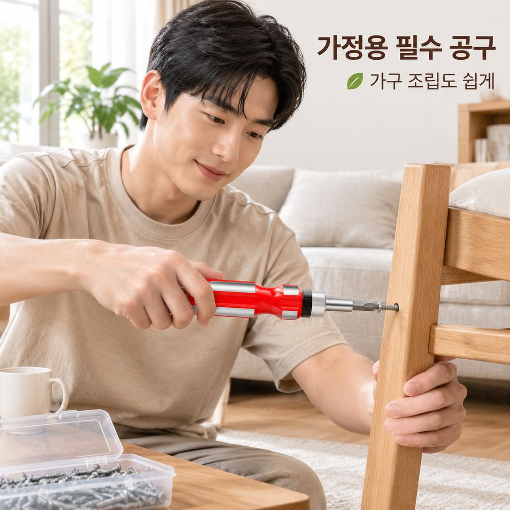 다기능 라쳇 드라이버 세트 6.35mm 비트 연장대 소켓 핸들 공구