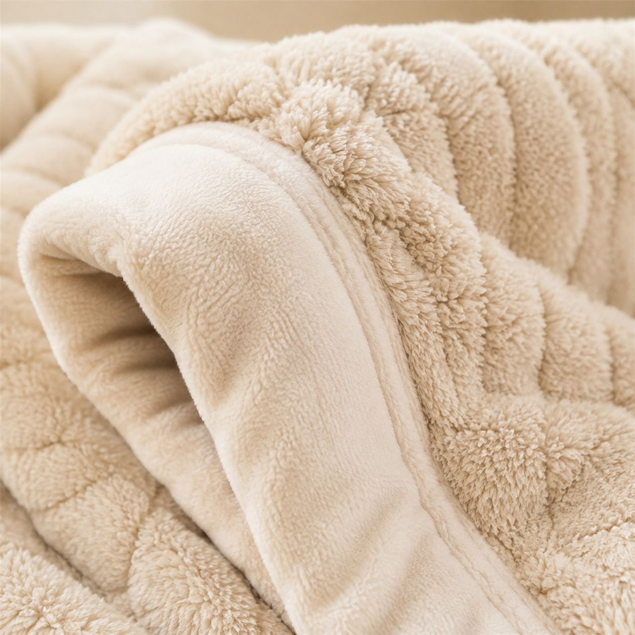 Soft Coral Fleece Blanket for Infants and Toddlers, Premium Sewing Quality