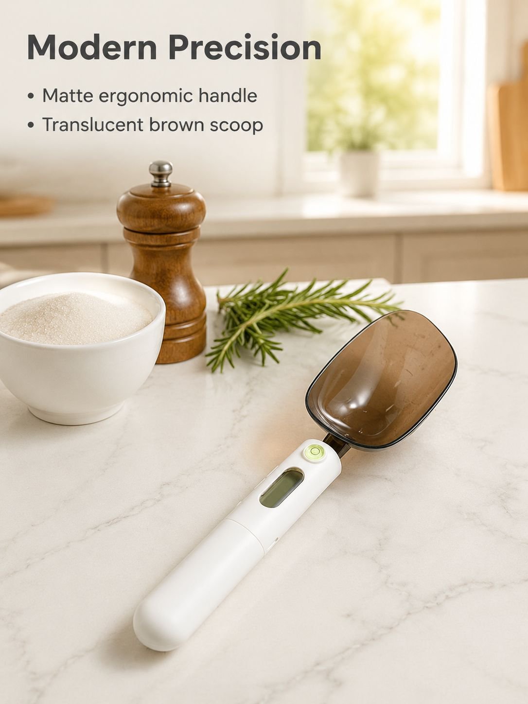 High precision electronic scale measuring spoon