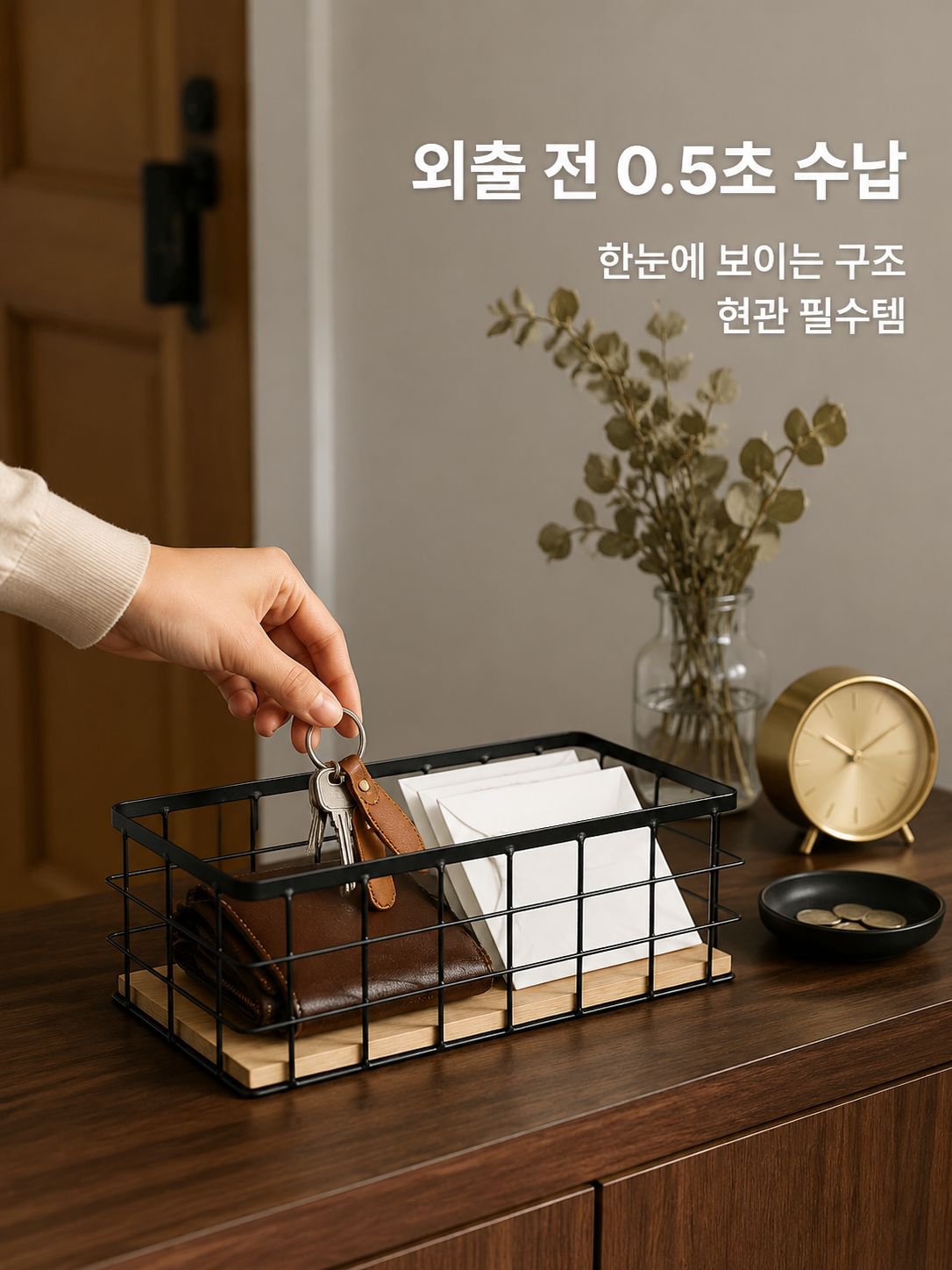 철제 수납 바구니