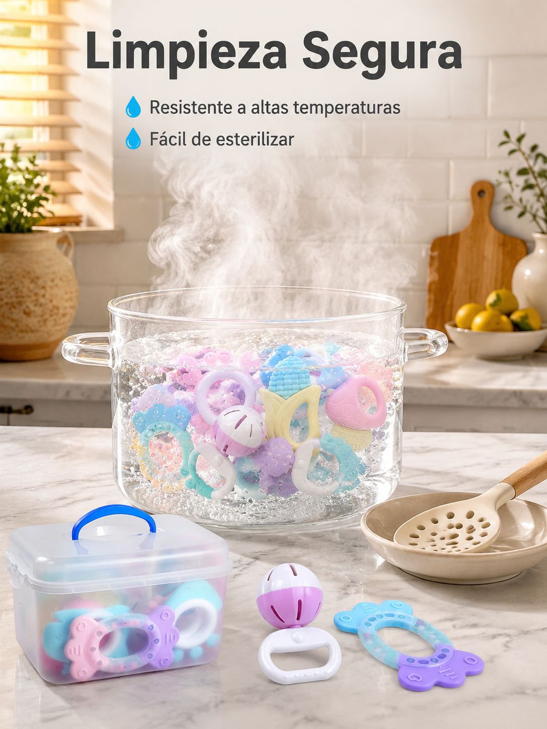 Juego de sonajeros para bebé