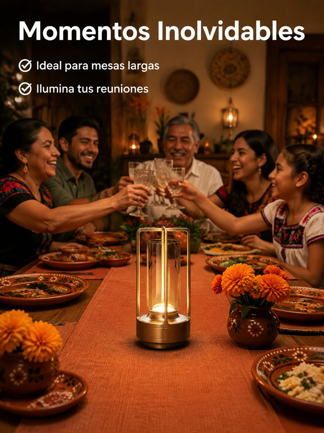 Aplique de pared ambiental para comedor