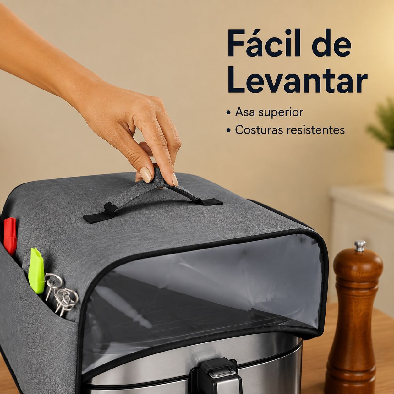 Funda multifuncional impermeable para horno, apta para freidora de aire y tostadora