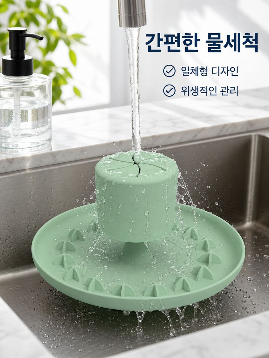 강아지 식기 퍼즐 실리콘 씹기 그릇