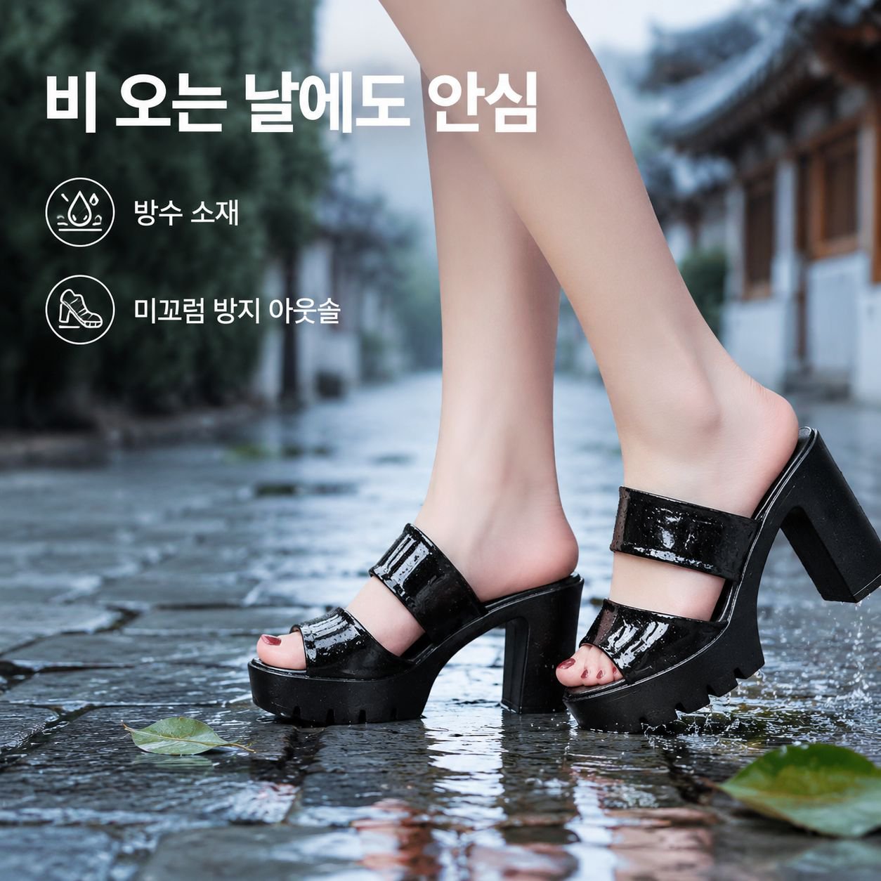 여성용 방수 플랫폼 샌들, 새로운 트렌드를 선도하다