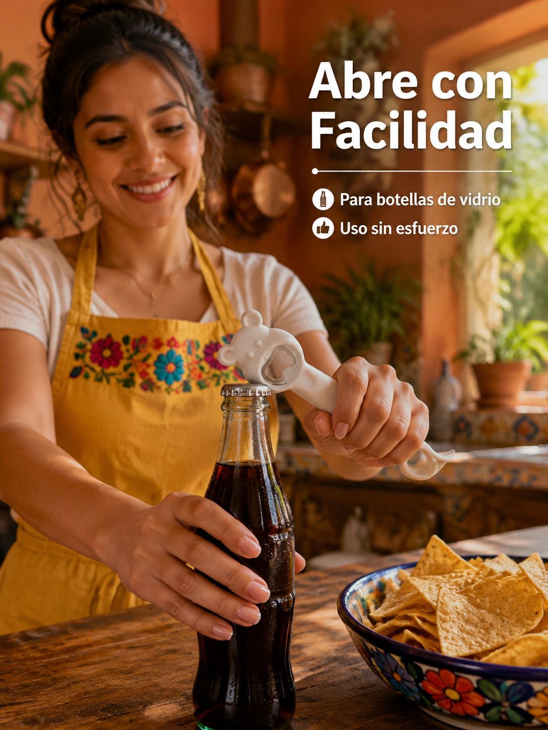 Abridor multipropósito de cuatro en uno