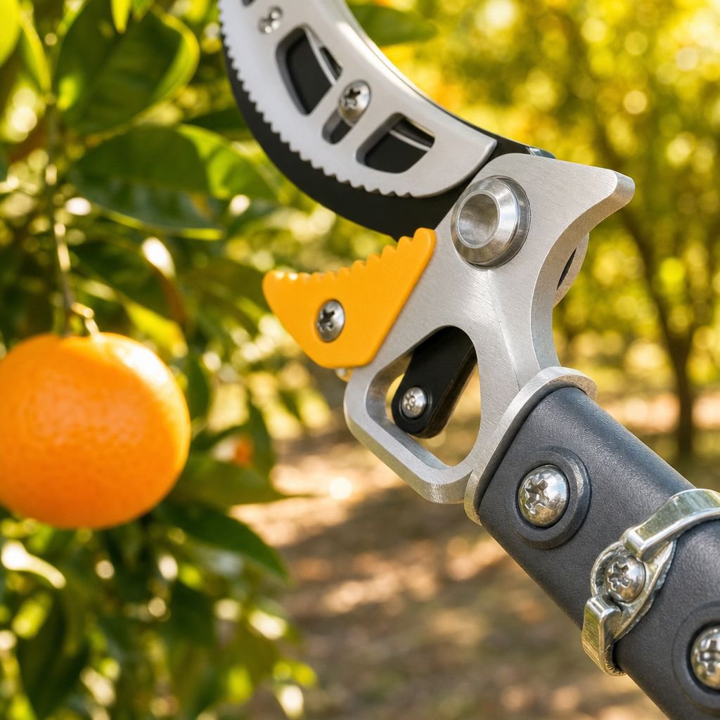 Herramienta de recolección y poda para árboles frutales de montaña