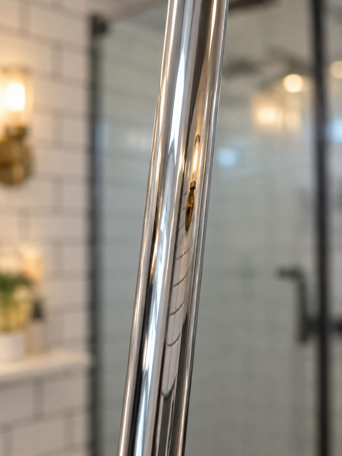 Manche ergonomique de la brosse en acier inoxydable pour plus de confort