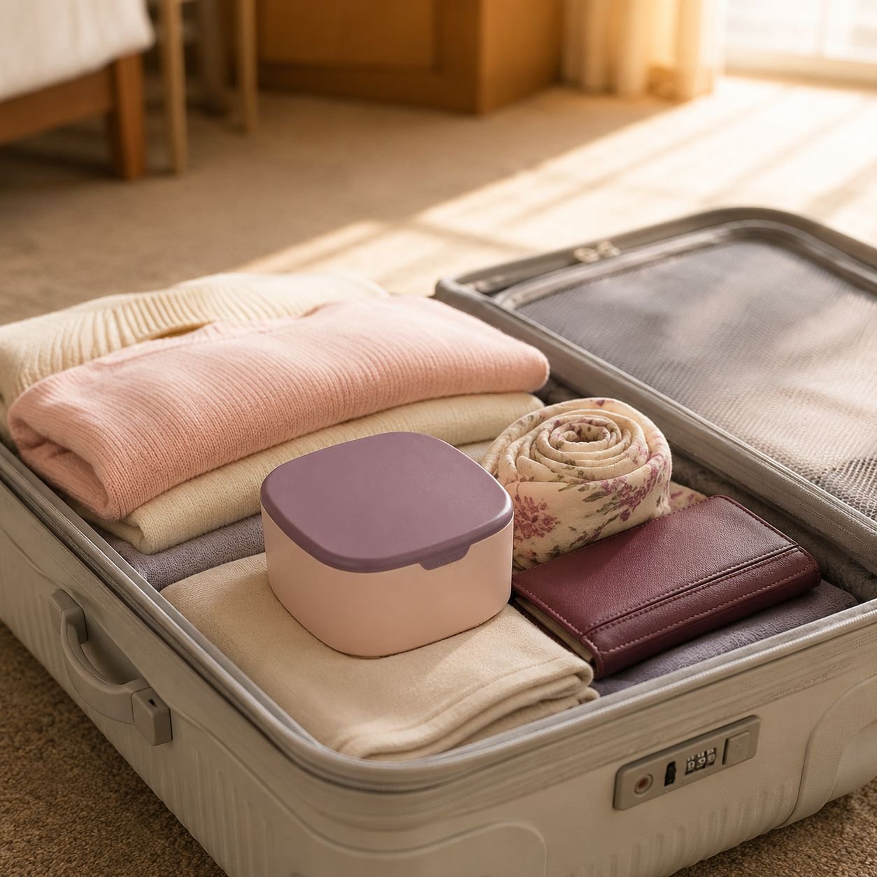 Durable storage box with multiple compartments