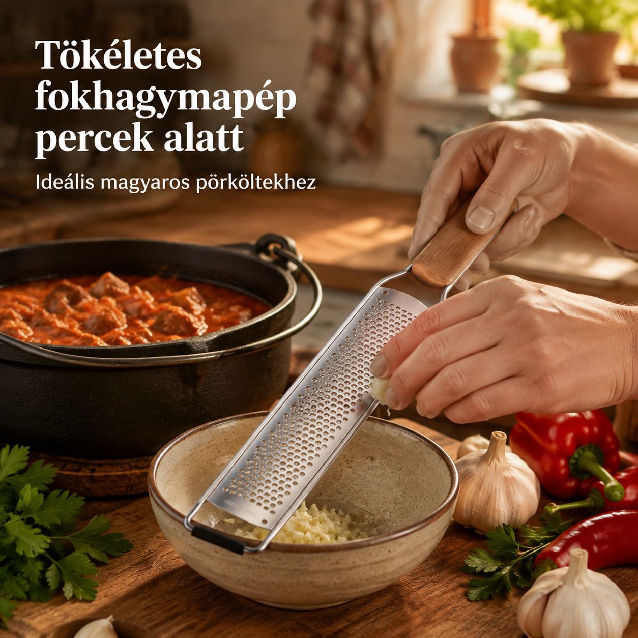 Otthoni multifunkciós finom reszelő