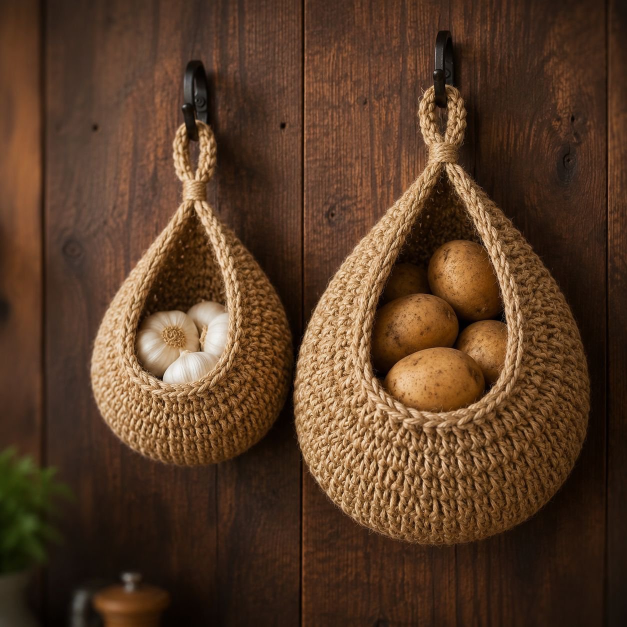 Sustainable kitchen storage solution with cord bag
