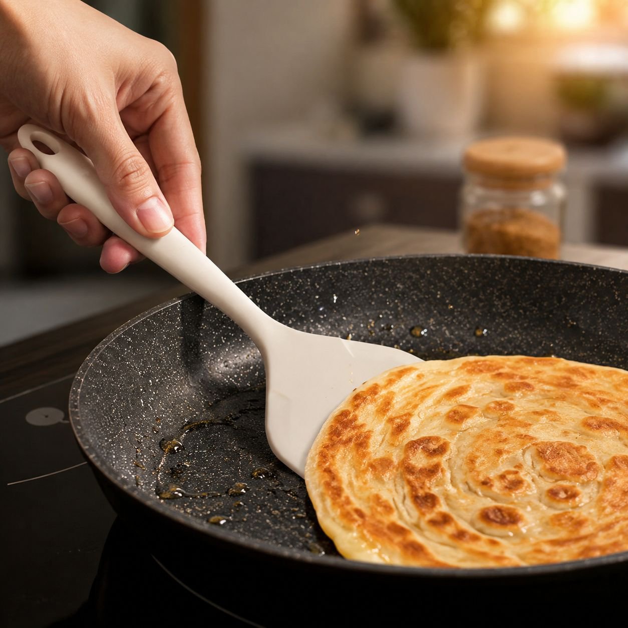 Non-Stick Silicone Pancake Spatula