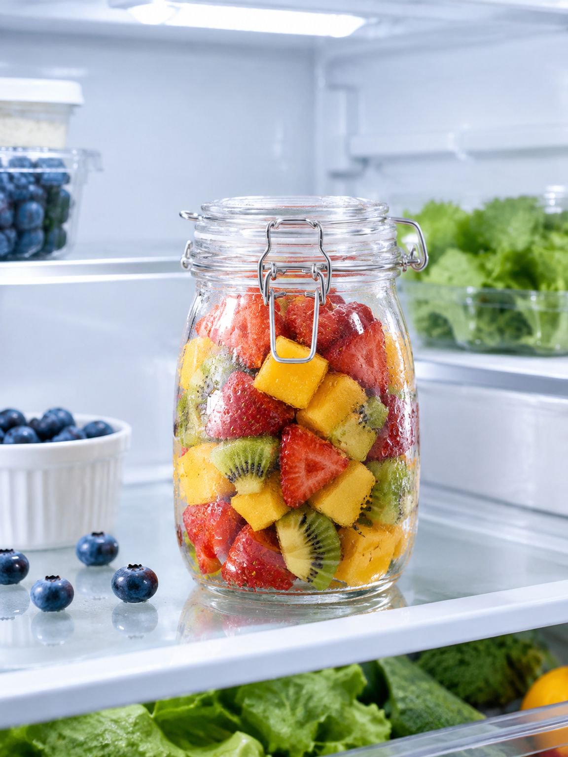 Bocal adapté pour le stockage de céréales, épices et aliments