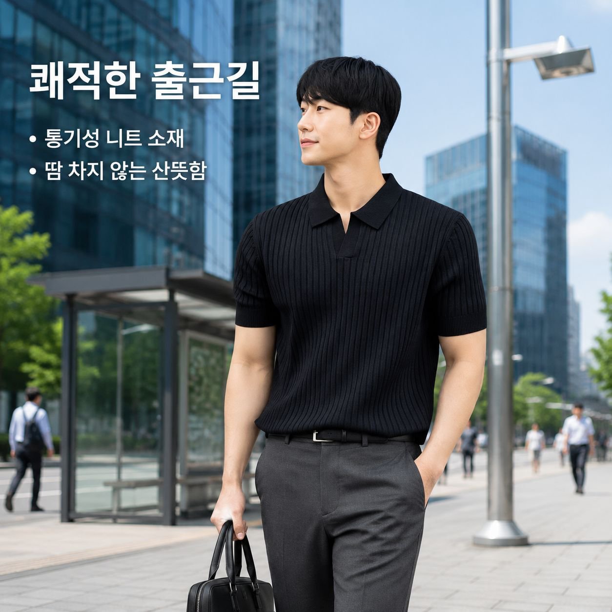 새로운 여름 비즈니스용 고품질 캐주얼 라펠 슬림핏 남성 반팔 셔츠