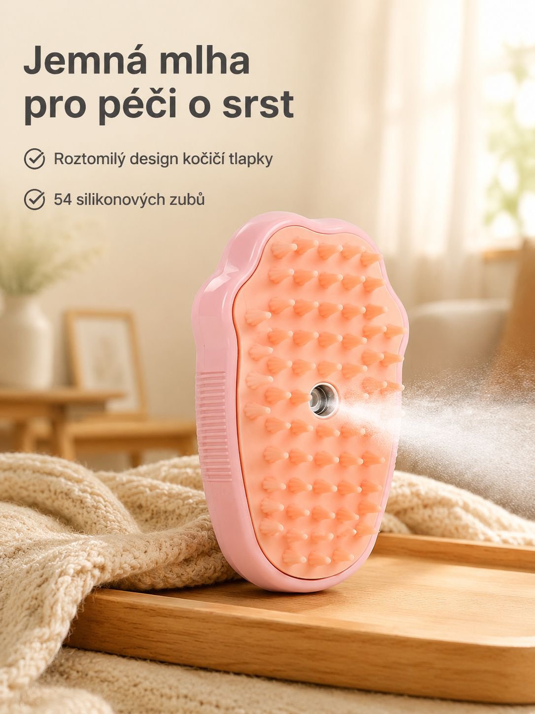 Hřeben proti línání domácích mazlíčků