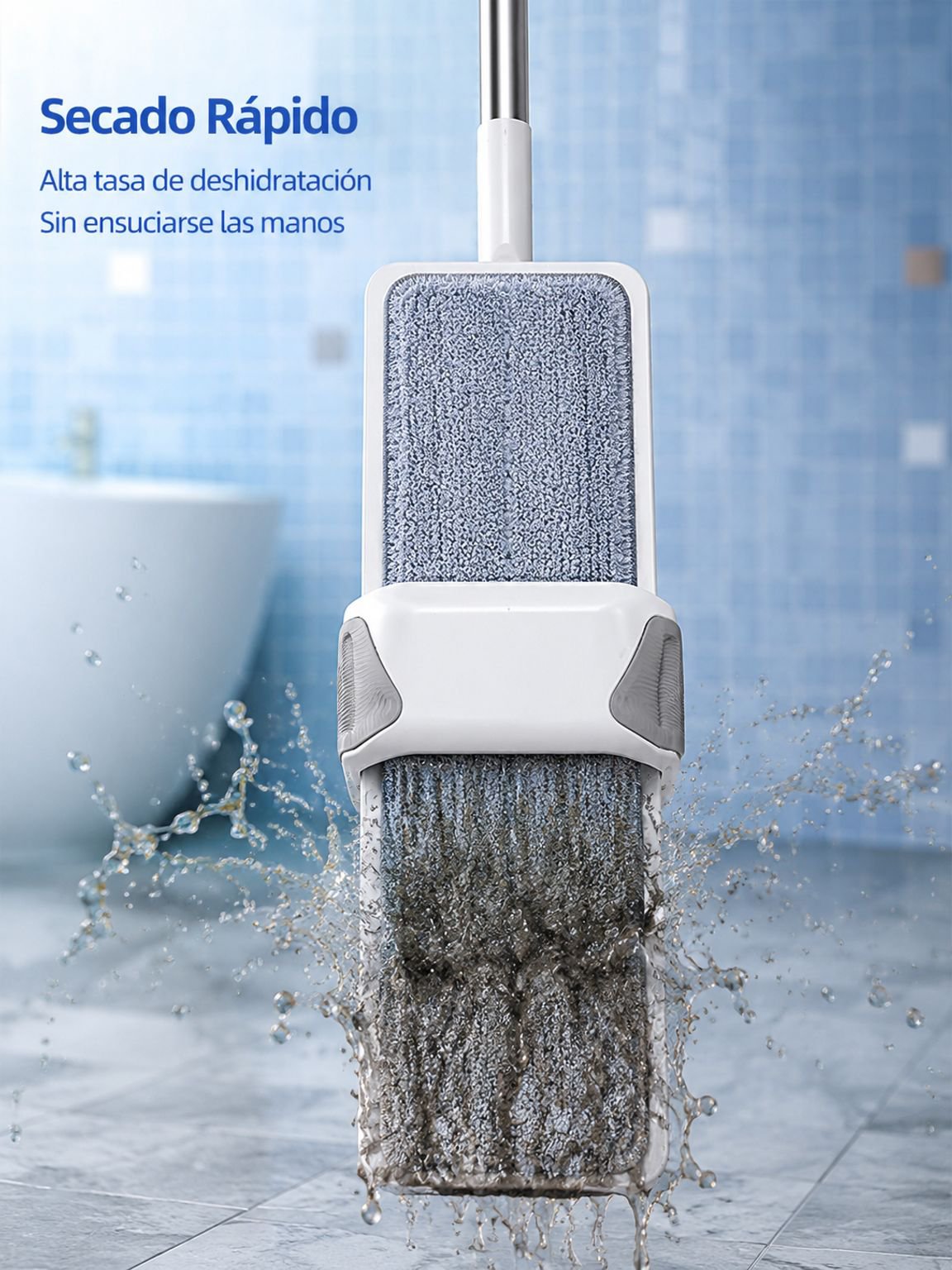 Mopa plana apta para todo tipo de superficies