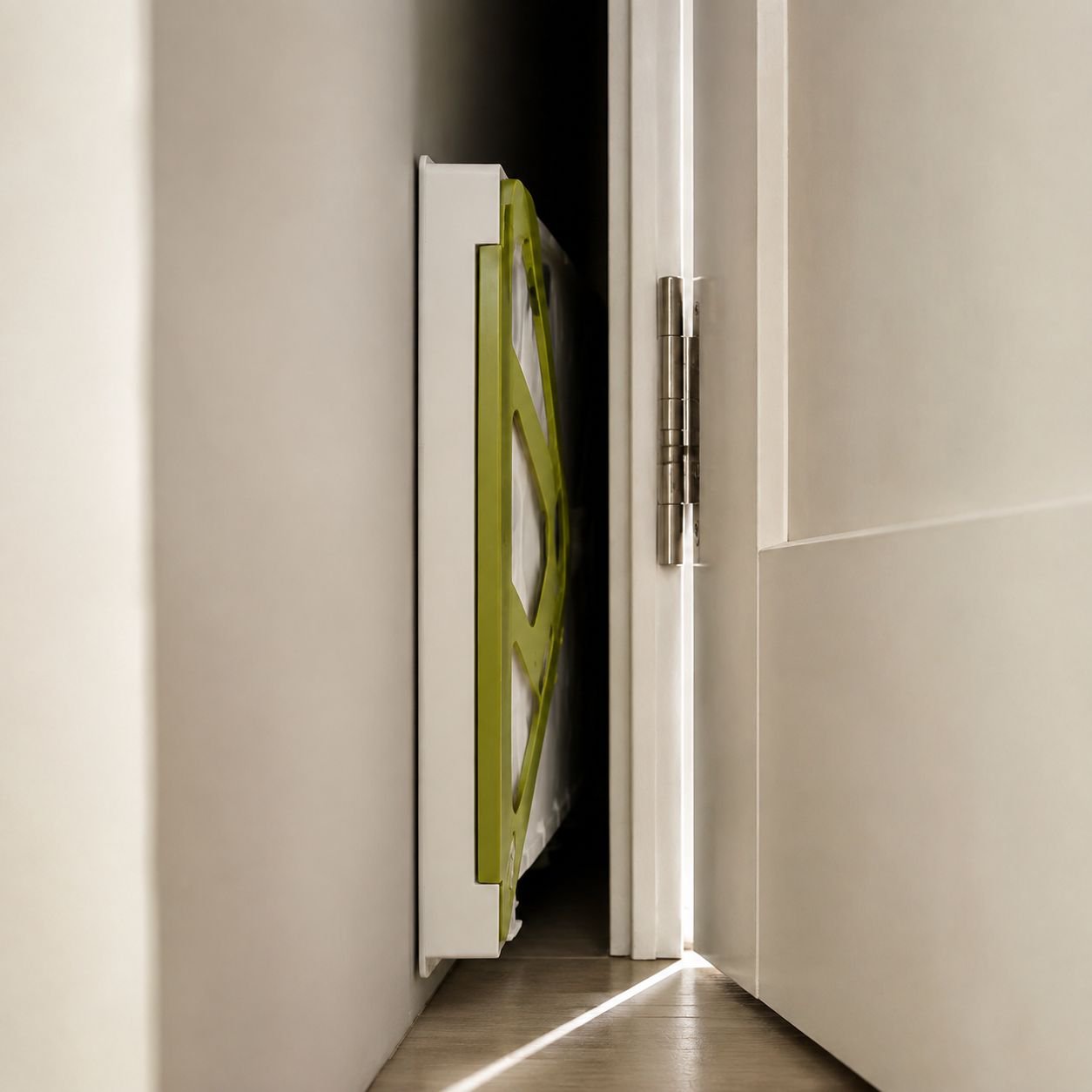 Easy installation shoe rack for home doors