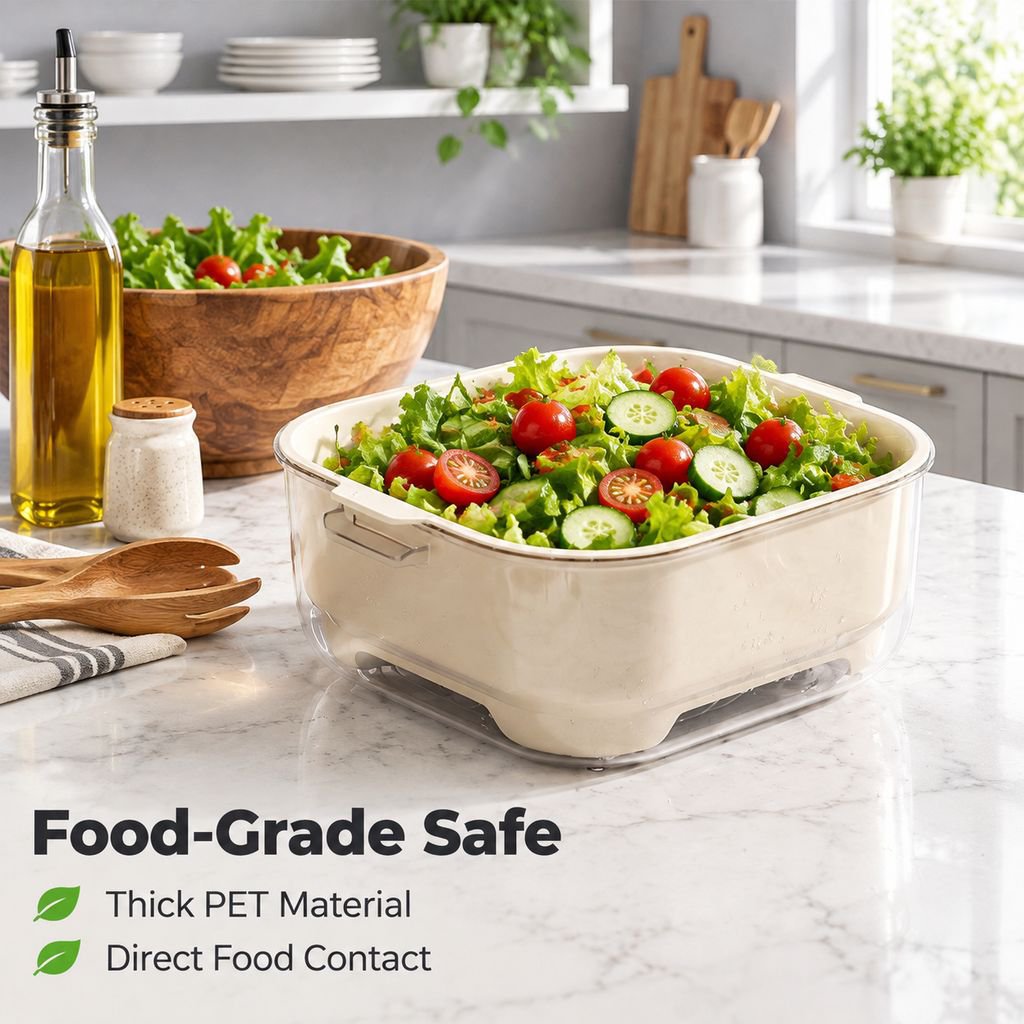 Thickened Anti-slip Plastic Vegetable Basket